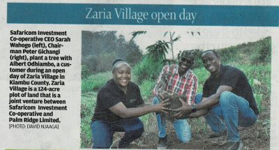 Newspaper Coverage On  The Nairobian, June 17, 2022